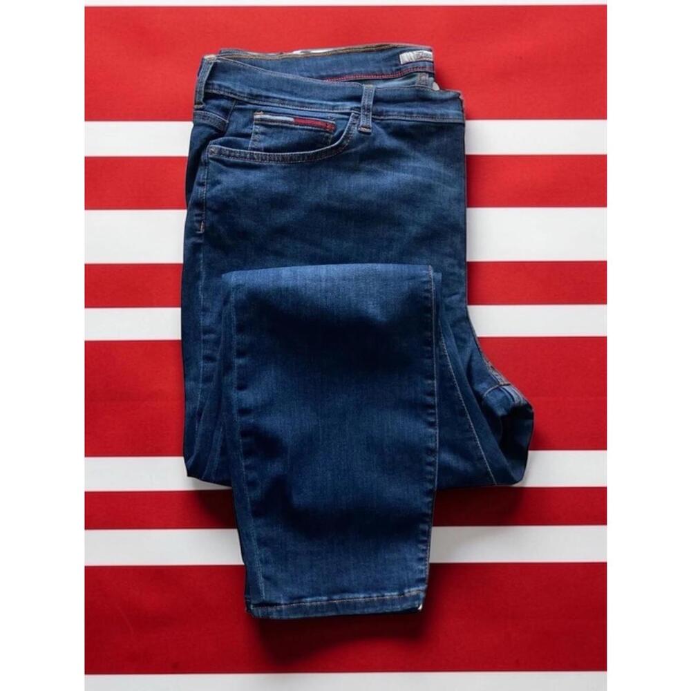 TOMMY HILFIGER $69 DENIM WOMEN'S NEW SKINNY MID RISE STRECH JEANS PANTS SIZE 24